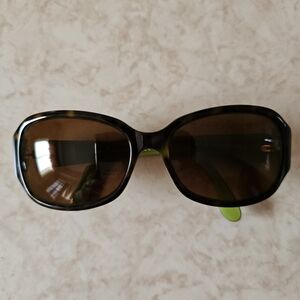 Authentic KATE SPADE "Briar" Sunglasses.  Tortoise/green frames.